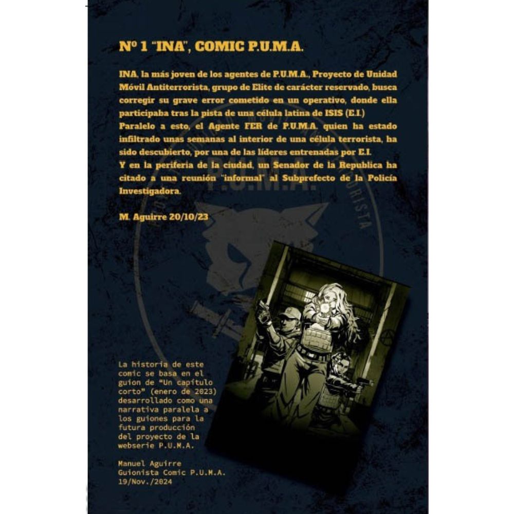 Comic PUMA 1° Ina  - Manuel Aguirre