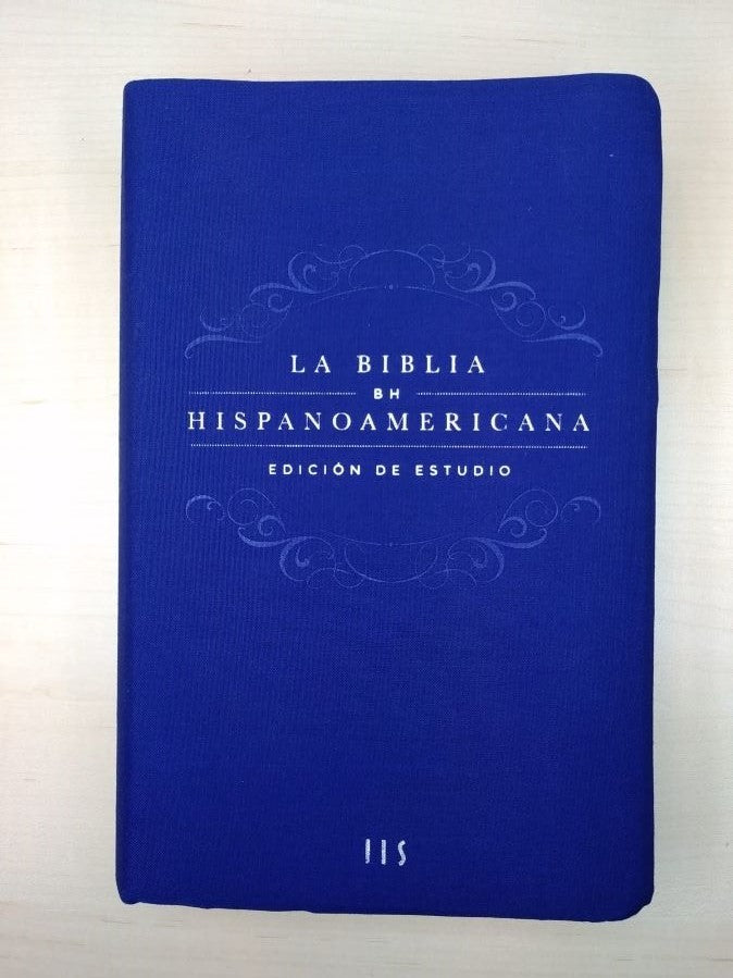 Biblia Hispanoamericana Edición de Estudio – Algodón Texturizado colores varios