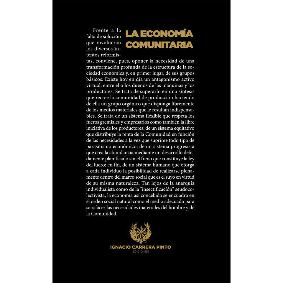 La economia comunitaria - Jacques de Mahieu